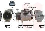 3000K682 kompresor klimatizace 180CDi, 200CDi, 220CDi, 250CDi (s elektromagnetickou spojkou) 3000K682 VAN WEZEL