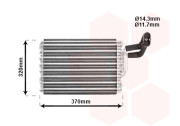 3000V002 Výparník, klimatizace VAN WEZEL
