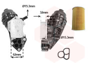 30013723 Olejový chladič, motorový olej *** IR PLUS *** VAN WEZEL