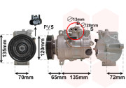 3001K701 kompresor klimatizace 1.6i, 2.0i 3001K701 VAN WEZEL