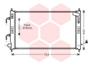 32002240 Chladič, chlazení motoru VAN WEZEL