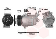 3300K386 kompresor klimatizace 2.0DCi 3300K386 VAN WEZEL