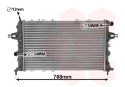 37002293 chladič 2.0Di 16V [600*375*24] 37002293 VAN WEZEL