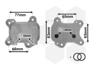 37003581 chladič oleje 1.7Di/Dti 37003581 VAN WEZEL