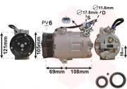 3700K438 kompresor klimatizace 1.7 CDTi pro manual. AC 3700K438 VAN WEZEL