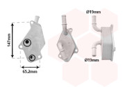 37013705 Olejový chladič, motorový olej VAN WEZEL