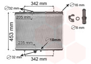 40002249 4/02- chladič 2.0i 16V (±AC), 2.0HDi (±AUT±AC) [380*562*27] 40002249 VAN WEZEL