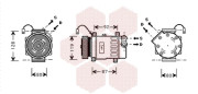 4000K036 Kompresor, klimatizace VAN WEZEL