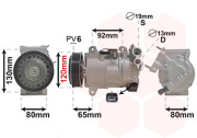 4001K704 kompresor klimatizace 1.6HDi 4001K704 VAN WEZEL