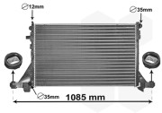 43012560 chladič 2.3CDTi (+AC), letovaný 43012560 VAN WEZEL