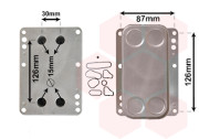 43003631 chladič oleje 2.0dCi [58*139*70] 43003631 VAN WEZEL