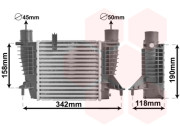 43004338 intercooler 1.5DCi (±AC) [210*206*64] 43004338 VAN WEZEL