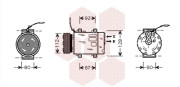 4300K286 7/97- kompresor klimatizace 2.0i 16V (±AUT) 4300K286 VAN WEZEL