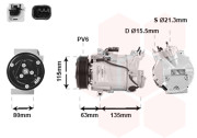 4300K392 kompresor klimatizace 2.0i 16V 4300K392 VAN WEZEL