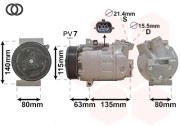 4300K486 kompresor klimatizace 2.3DCi 4300K486 VAN WEZEL