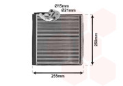 4301V704 Výparník, klimatizace VAN WEZEL