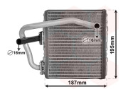 51006108 radiátor topení VAN WEZEL