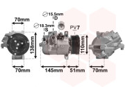 5200K140 kompresor klimatizace 1.9DDis 5200K140 VAN WEZEL