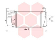 53004645 Chladič turba VAN WEZEL