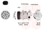 5300K607 kompresor klimatizace 2.0i, 2.4i, 2.0D4d, 2.2D4d 5300K607 VAN WEZEL