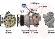 5300K626 kompresor klimatizace 1.4D-4D DENSO 5300K626 VAN WEZEL