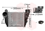 58004200 intercooler 1.8i , 1.9TDi, průměr otvoru čidla 12 mm, včetně záslepky,vstup/výstup průměr 60 mm [183*190*65] 58004200 VAN WEZEL