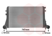 58004306 intercooler 1.6TDi, 2.0TDi [617*407*32] (ŠKODA, VW) 58004306 VAN WEZEL