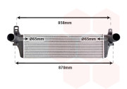 58004313 intercooler 2.0TSi, 2.0TDi [715*226*50] 58004313 VAN WEZEL