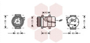 5900K054 Kompresor, klimatizace VAN WEZEL