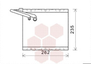 5900V157 Výparník, klimatizace VAN WEZEL