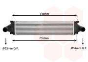 59014703 intercooler 1.5 T2, 2.0 D2 [655*157*40] 59014703 VAN WEZEL