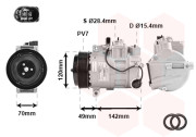 7400K090 kompresor klimatizace 3.6, 4.8, 4.8 Turbo 7400K090 VAN WEZEL