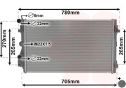 76002021 chladič 1.4TSi (±AC), 1.6TDi (±AC), 2.0TDi (±AC) [649x412x22] letovaný 76002021 VAN WEZEL