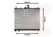 82002101 chladič 1.5 16V (±AC), 1.5 16V (±AC) [373*495*19] 82002101 VAN WEZEL