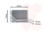 82006118 Výměník tepla, vnitřní vytápění VAN WEZEL