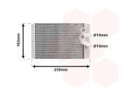 82006232 Výměník tepla, vnitřní vytápění VAN WEZEL