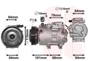 8200K374 kompresor klimatizace 2.0i 8200K374 VAN WEZEL