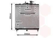 83002063 Chladič, chlazení motoru VAN WEZEL