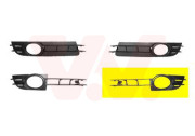 0318593 Větrací mřížka, nárazník ** Equipart ** VAN WEZEL