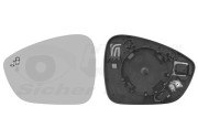 0979837 Sklo do zrcátka, vnější zrcátko * HAGUS * VAN WEZEL