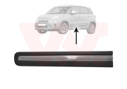 1609403 boční lišta předních dveří chrom/černá (4/5dv.)  L 1609403 VAN WEZEL