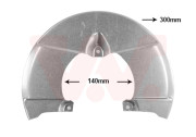 2815371 prachový štít předního brzdového kotouče (vnitřní/vnější průměr 140/300mm)  L=P 2815371 VAN WEZEL
