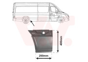 3077142 přední část lemu zadního blatníku 1kolo, rozvor 3250 mm P VAN WEZEL
