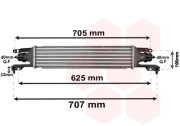 37004421 intercooler 1.3CDTi 66kW (±AC) [450*100*53] 37004421 VAN WEZEL