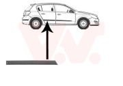 3745406 boční lišta zadních dveří černá 4/5dv. P VAN WEZEL