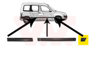 4051422 boční lišta předního blatníku 95 mm P VAN WEZEL