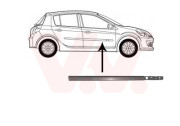 4331424 boční lišta předních dveří 5dv./Kombi, černá P VAN WEZEL