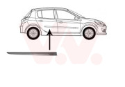 4331426 boční lišta zadních dveří 5dv./Kombi, černá P VAN WEZEL