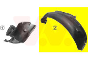 4339436 přední plastový podběh zadní část P VAN WEZEL