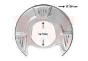 5304374 Ochranný plech proti rozstřikování, brzdový kotouč VAN WEZEL